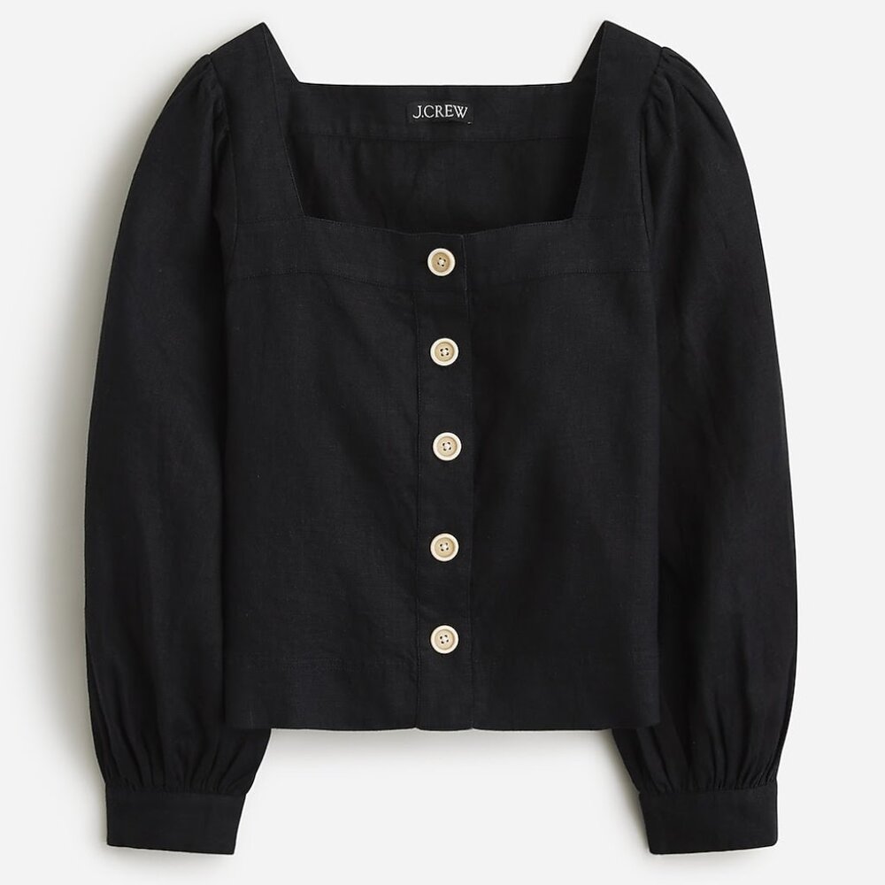 Squareneck button-up top J.Crew - NEW/Unworn